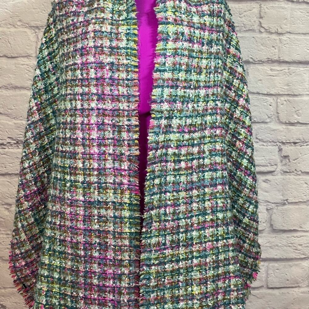 Colorful and soft woven tweed scarf/wrap